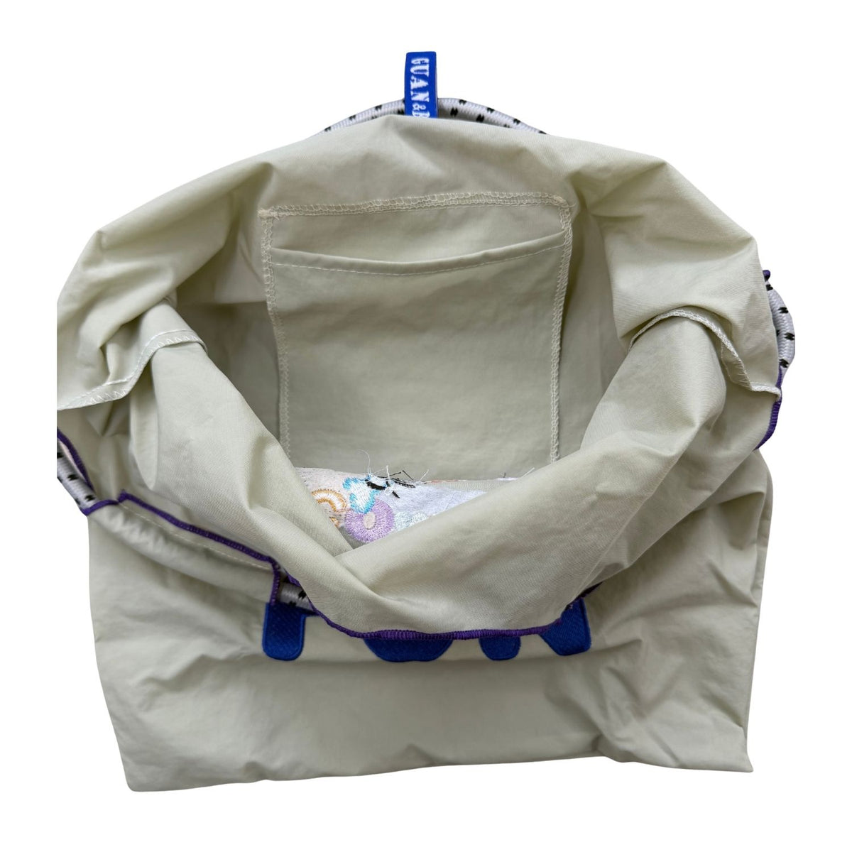 Embroidered Canvas Tote Bag