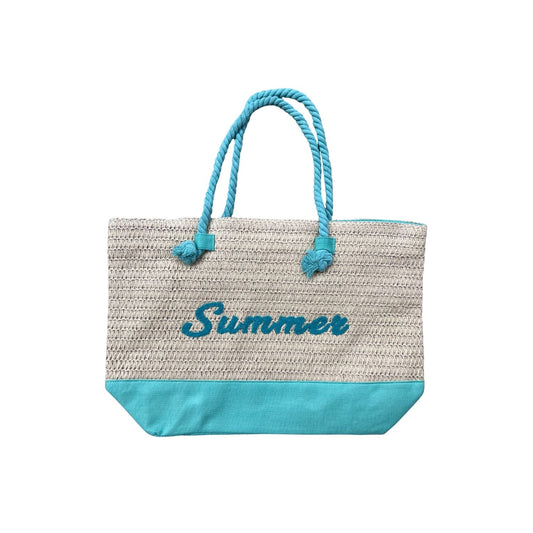 Mesh Beach Bag with Zipper