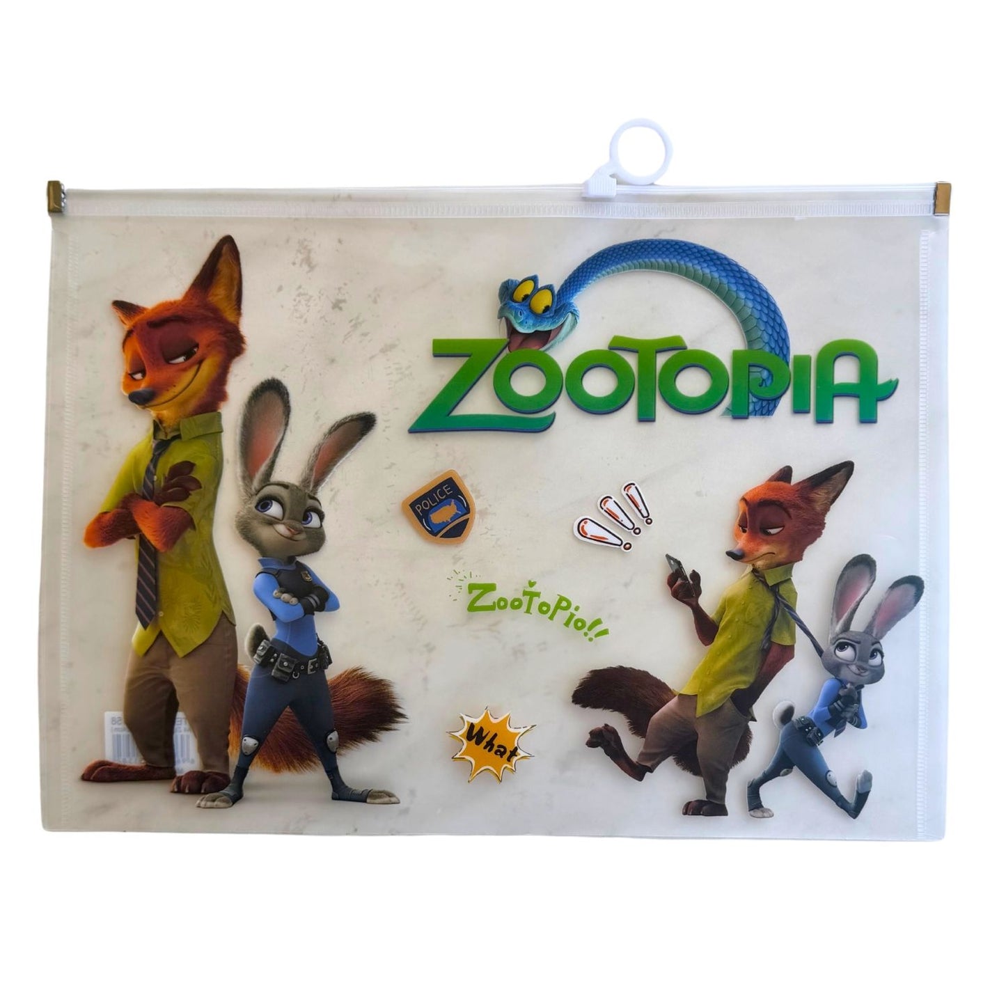 Zootopia Mesh Zipper Document Pouches