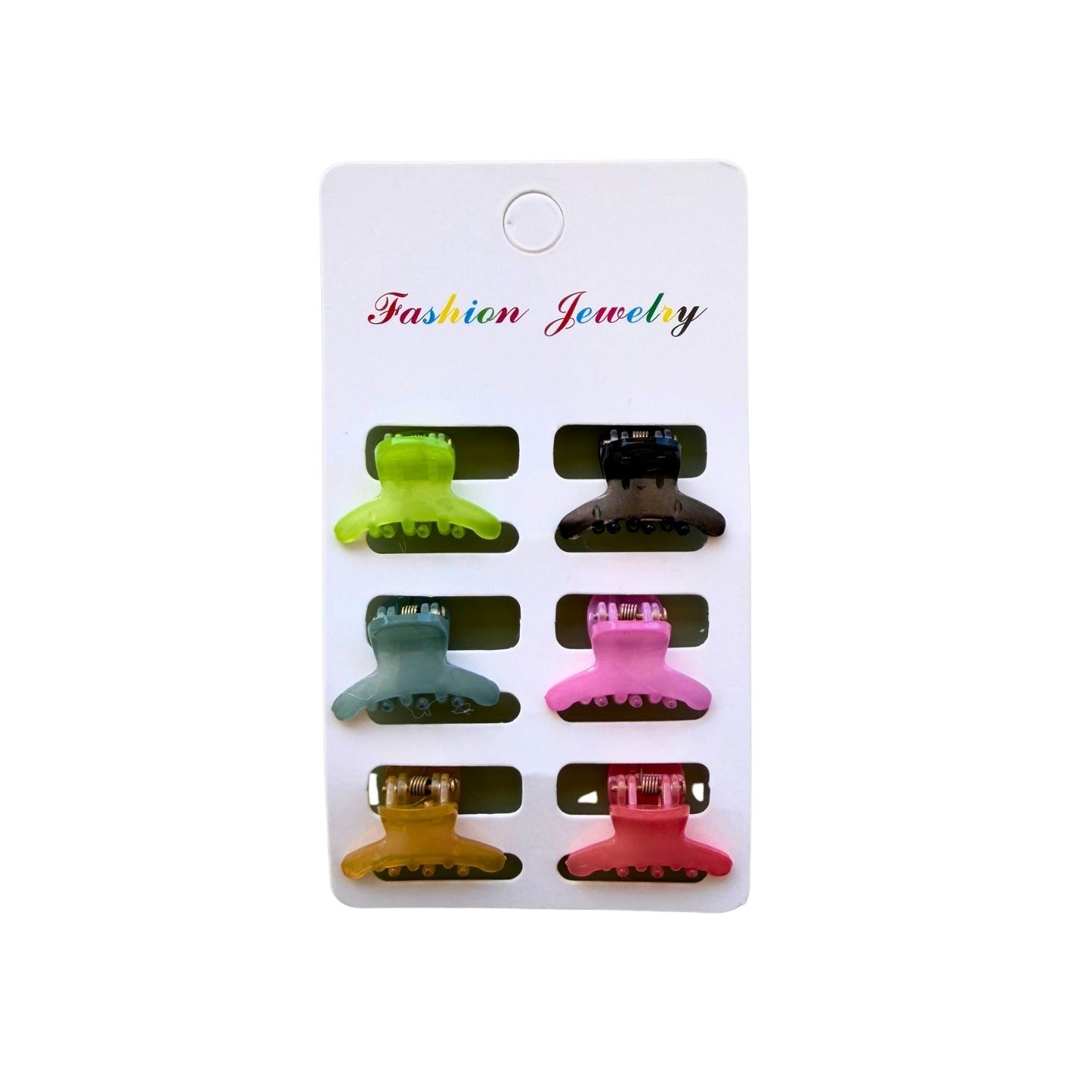 Mini Matte Claw Clip - 6pcs/set