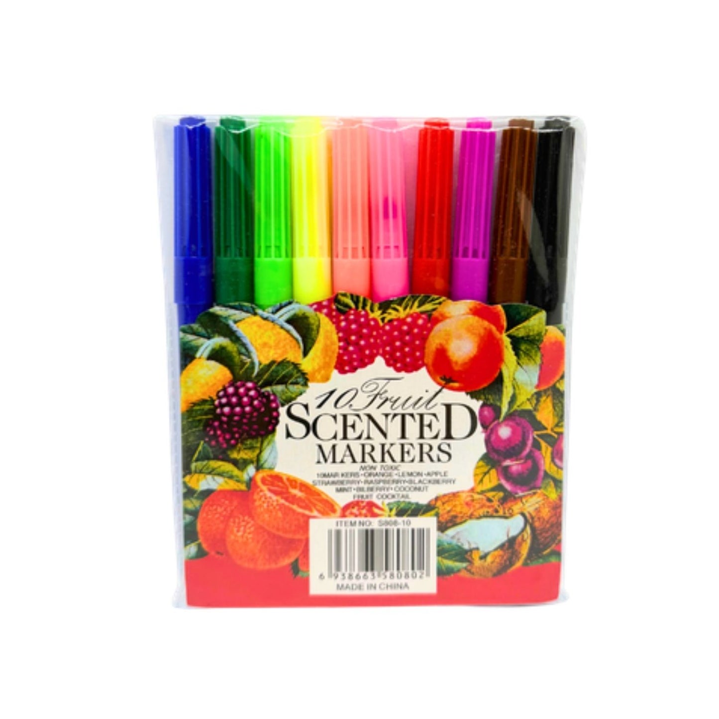 Fruit Scented Markers - 10pcs/set