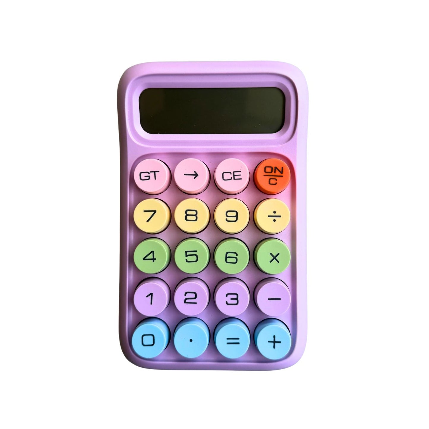 Mechanical Button Calculator Purple