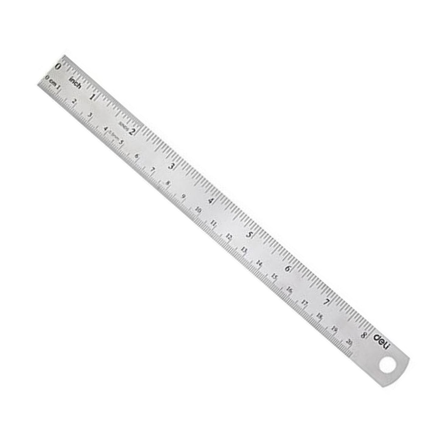 Deli Stainless Steel Ruler 20cm