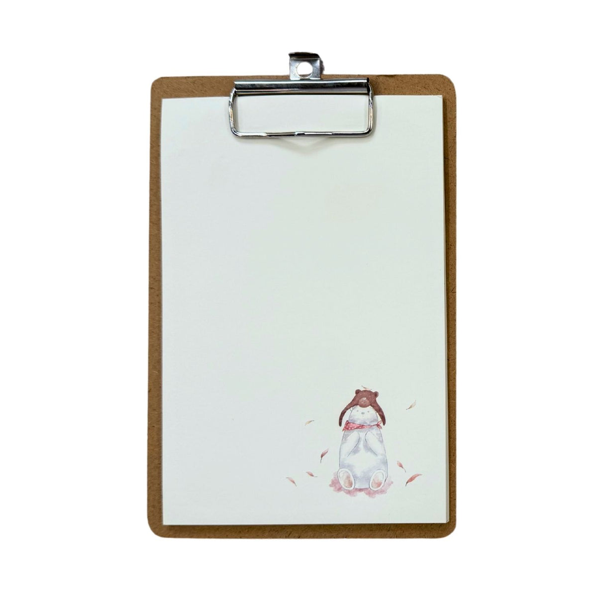 Cute Animal Wooden Clipboard Notepad