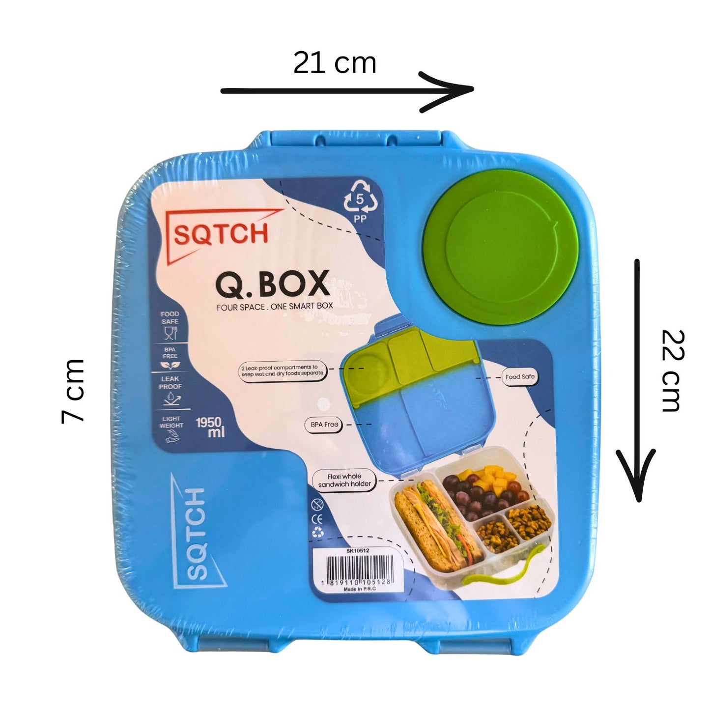 SQTCH Q.BOX Lunch Box 1950ml