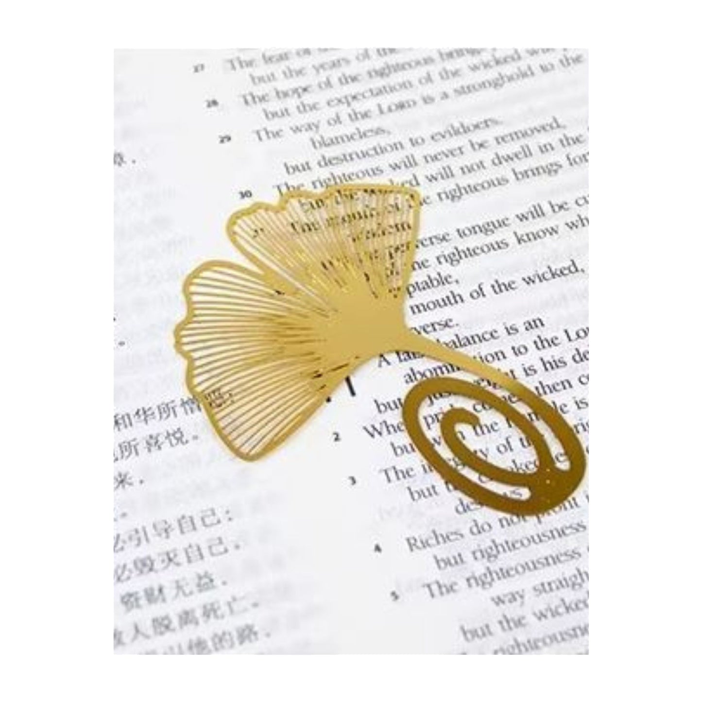 Gold Filigree Bookmarks