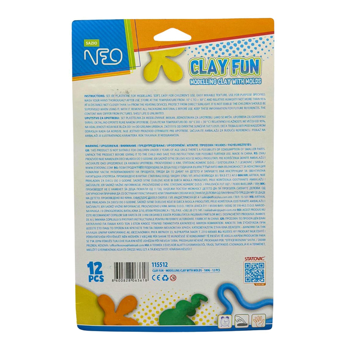 Clay Fun Air-Dry Modeling Clay