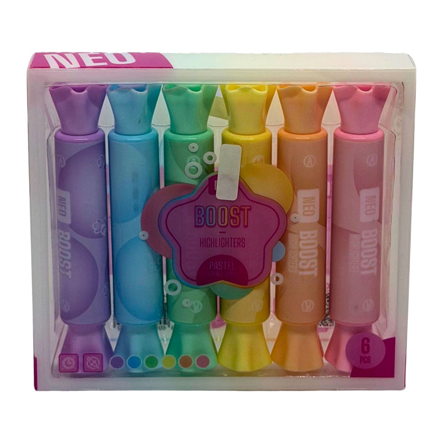NEO Pastel Candy Highlighters - 6pcs/set
