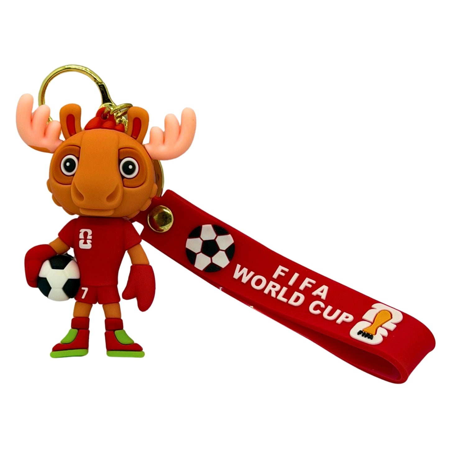 Elite Soccer Star 3D Keychains