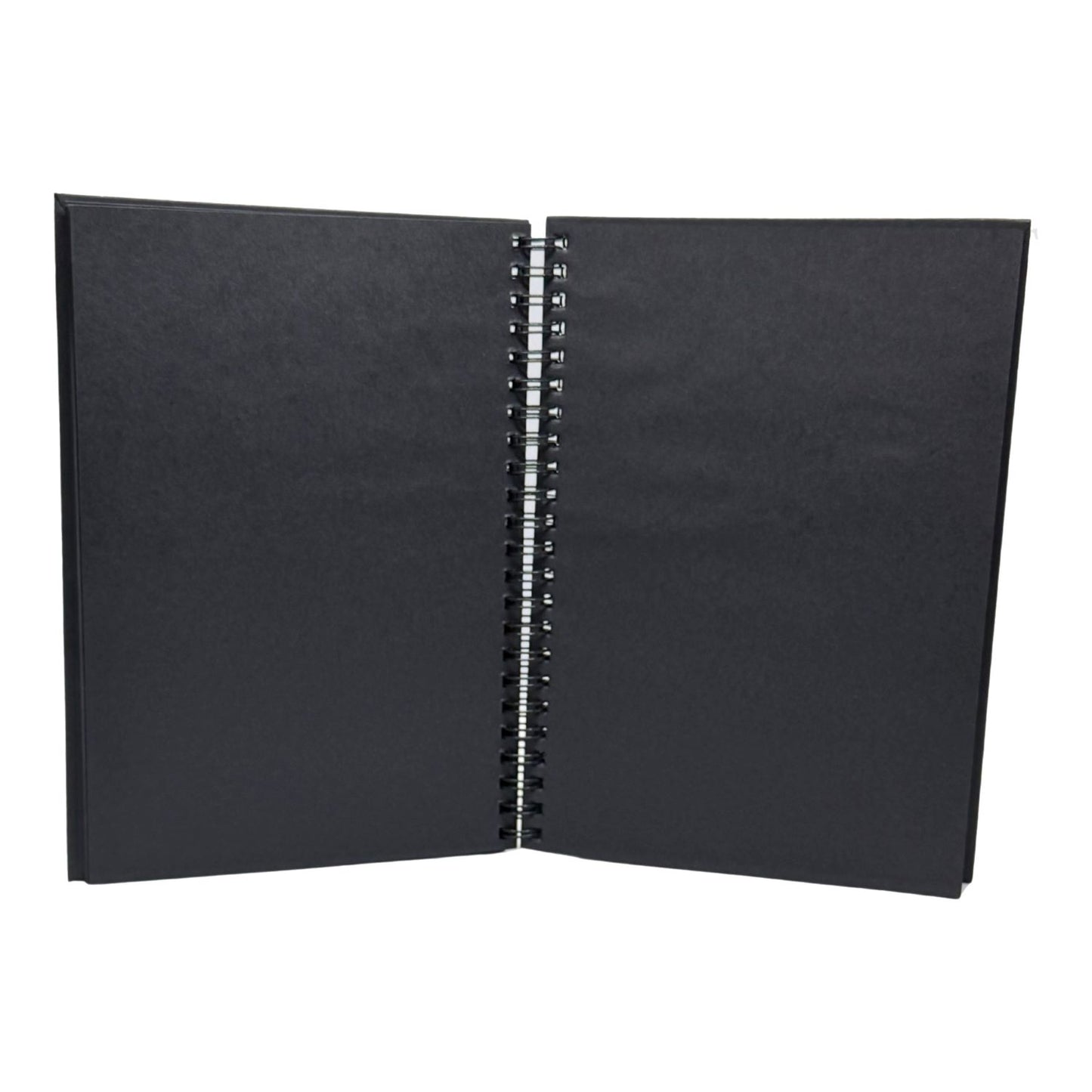 Black-Page Spiral Notebooks - A5 size