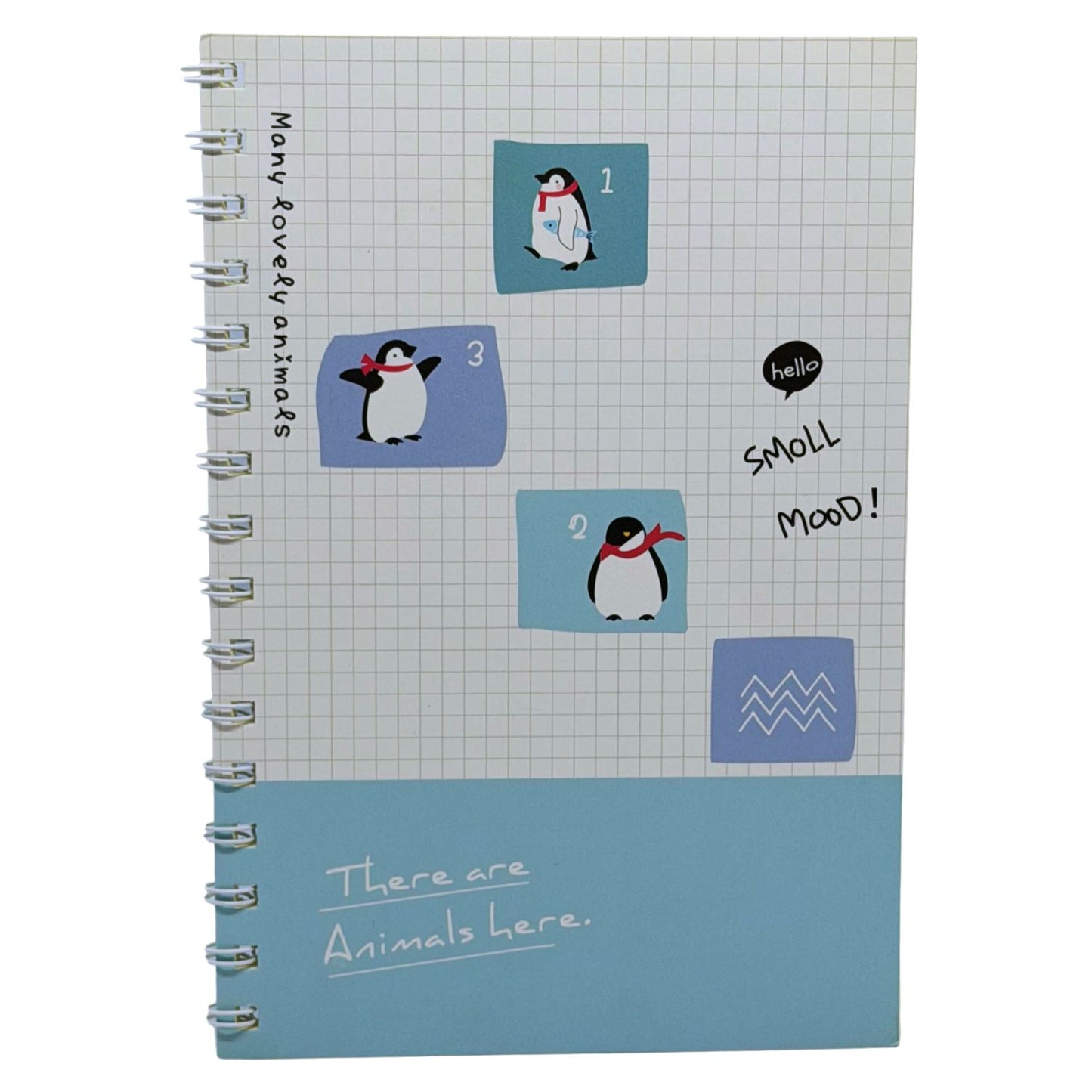Illustrated Spiral Notebook - A5 size