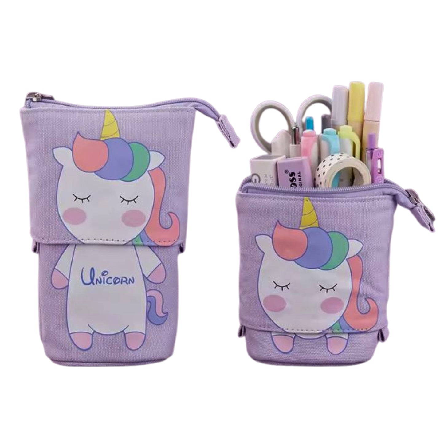 2-in-1 Pop-Up Standing Pencil Case