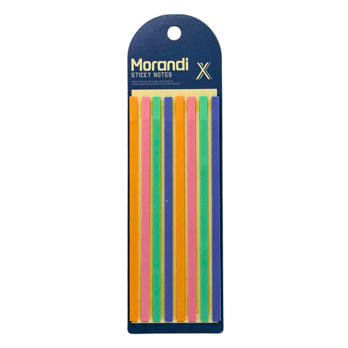 Morandi & Neon Long-Strip Sticky Note