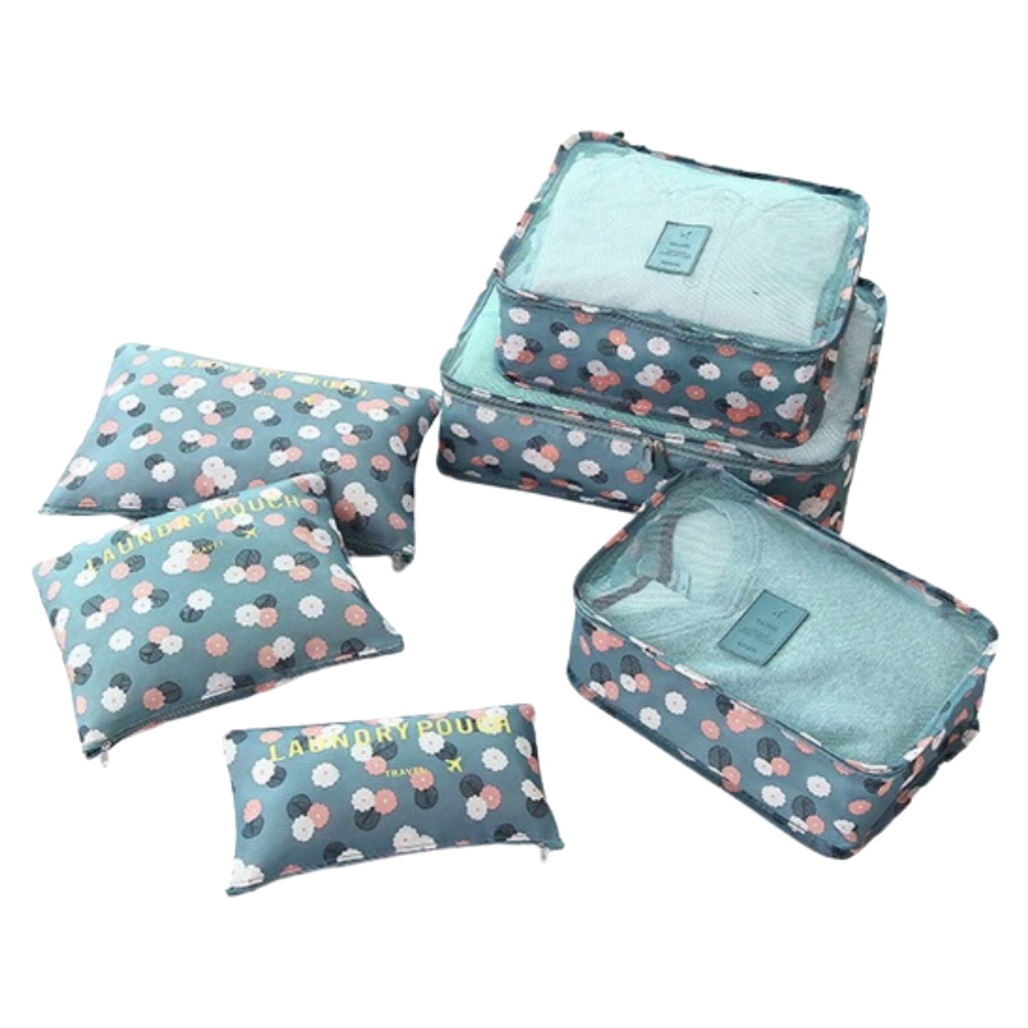 6-Piece Waterproof Travel Packing Cube Set