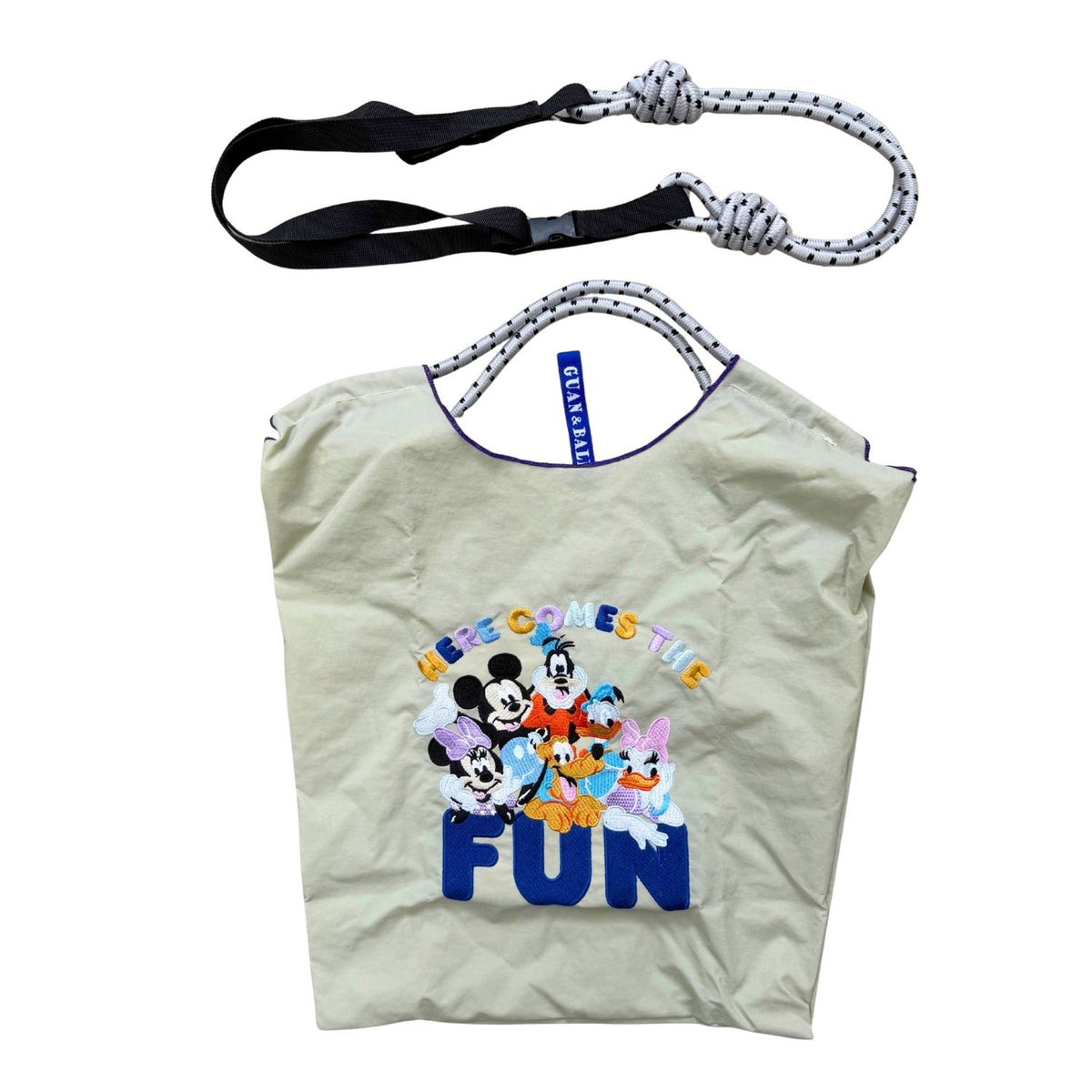 Embroidered Canvas Tote Bag