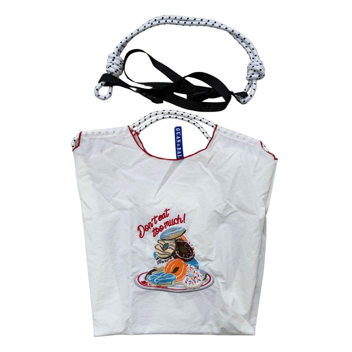Embroidered Canvas Tote Bag