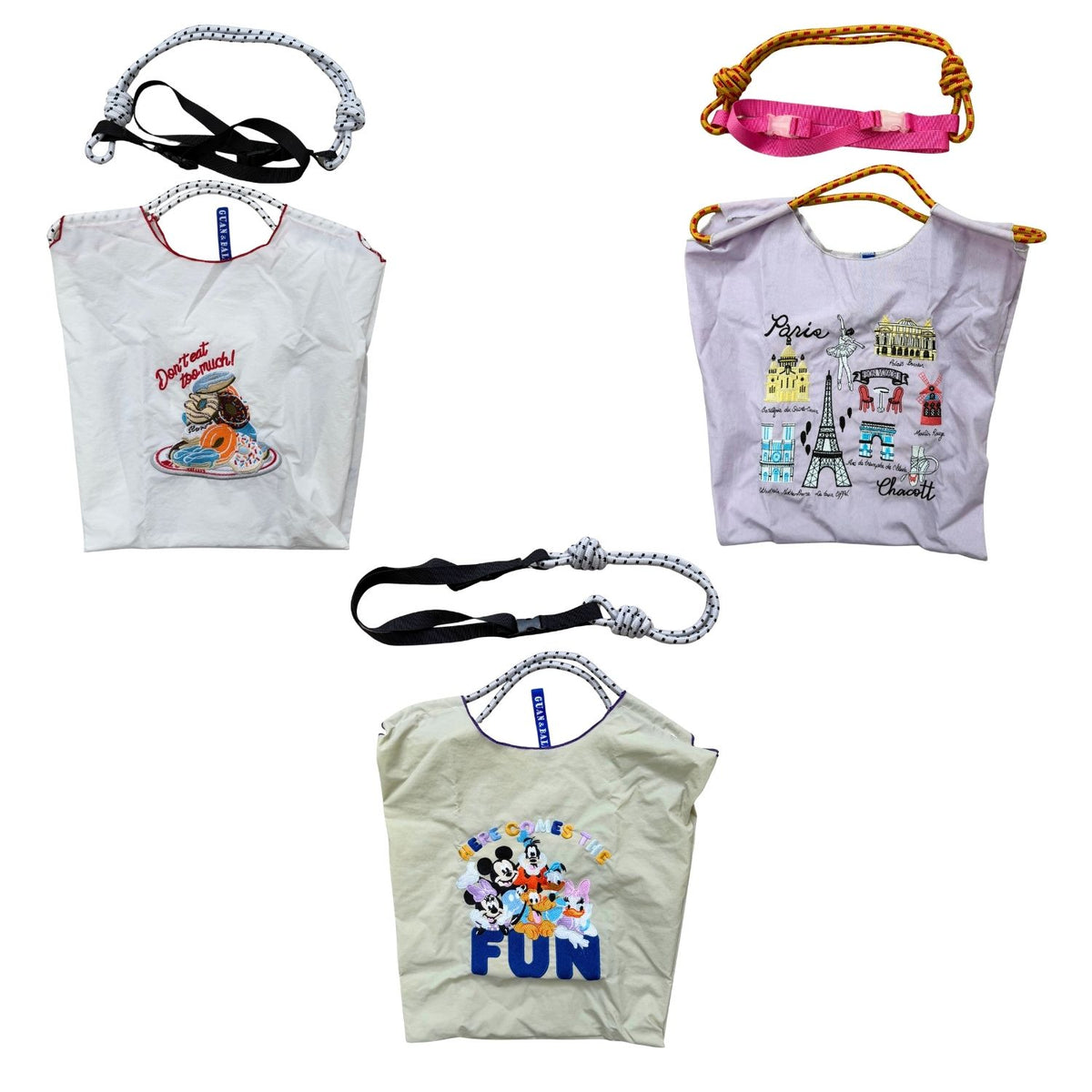 Embroidered Canvas Tote Bag
