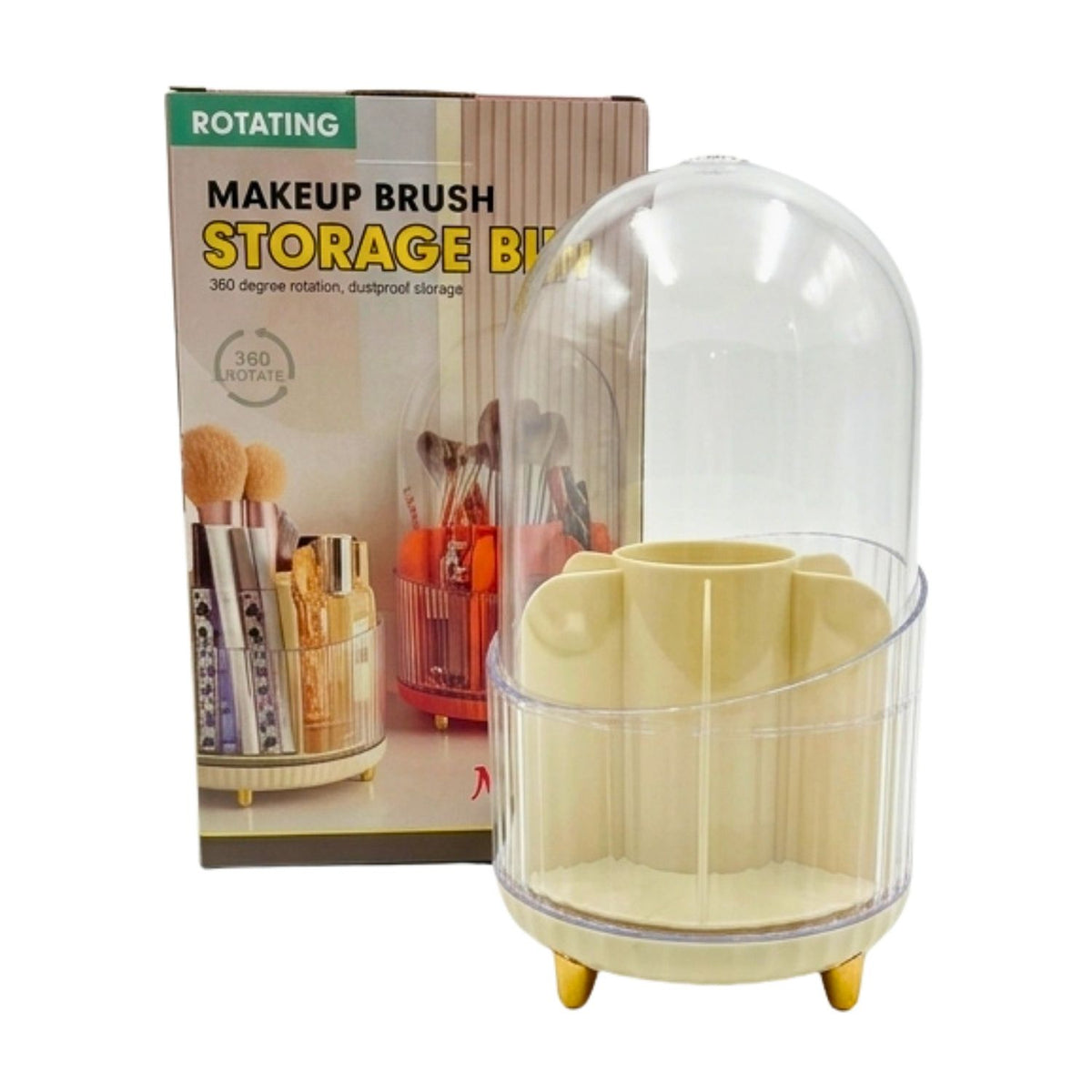 360° Rotating Makeup Storage