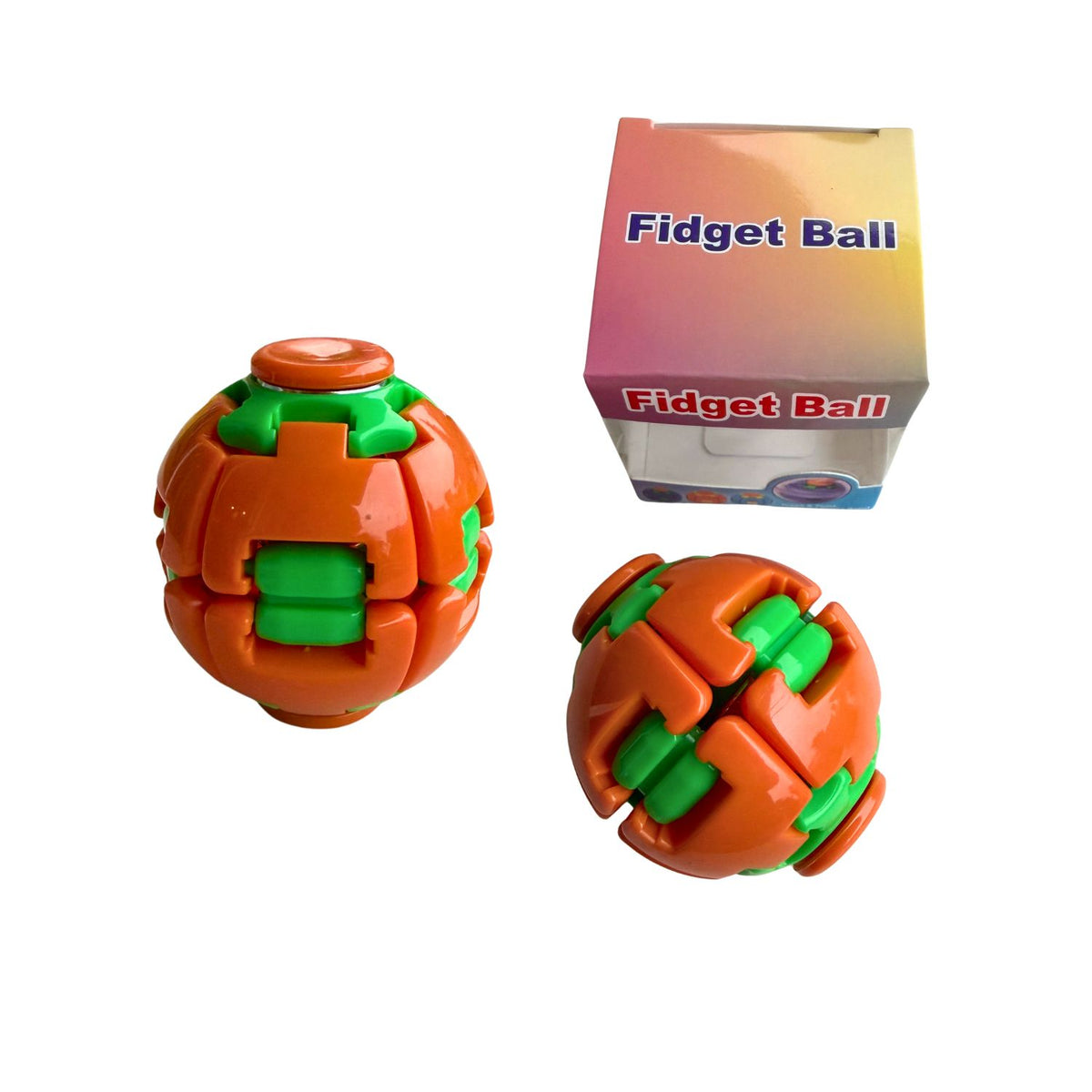 3D Rotating Press & Spin Fidget Ball Toy