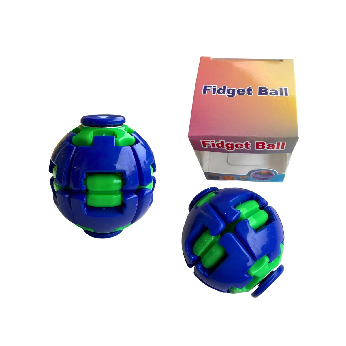 3D Rotating Press & Spin Fidget Ball Toy