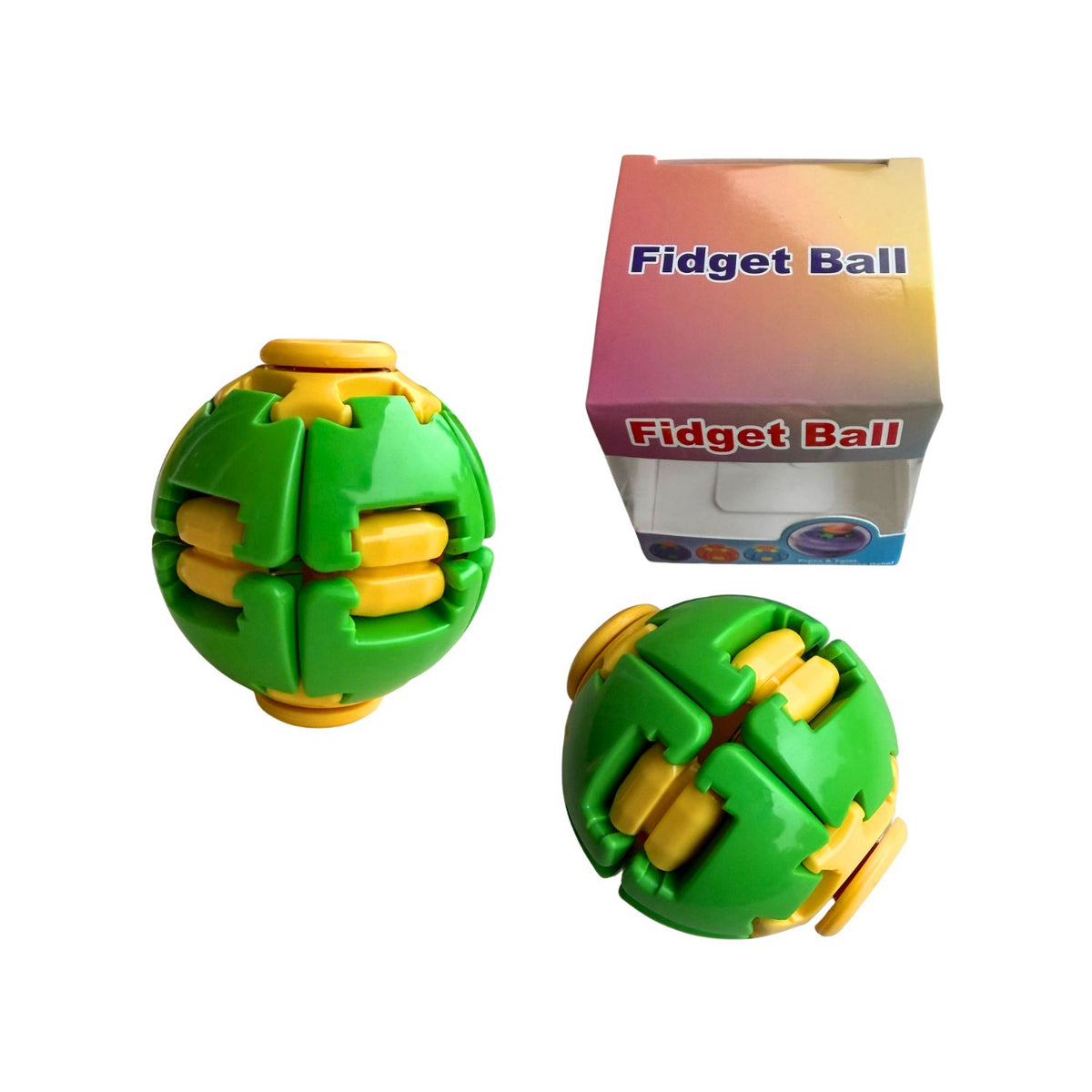 3D Rotating Press & Spin Fidget Ball Toy