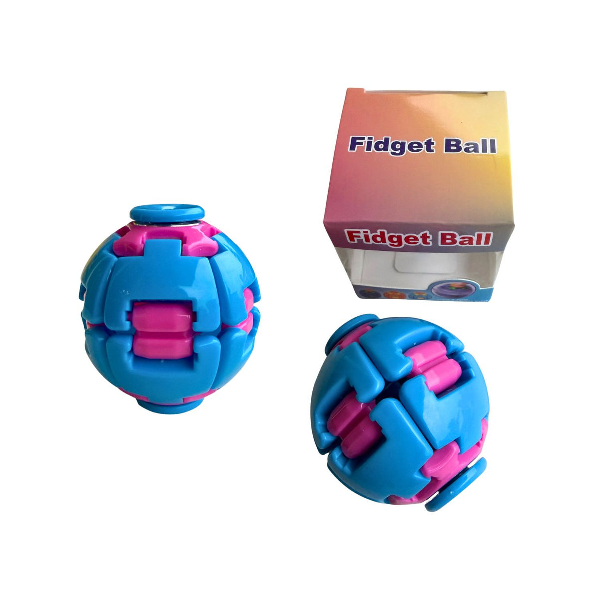 3D Rotating Press & Spin Fidget Ball Toy