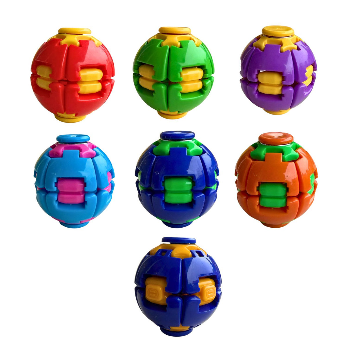 3D Rotating Press & Spin Fidget Ball Toy