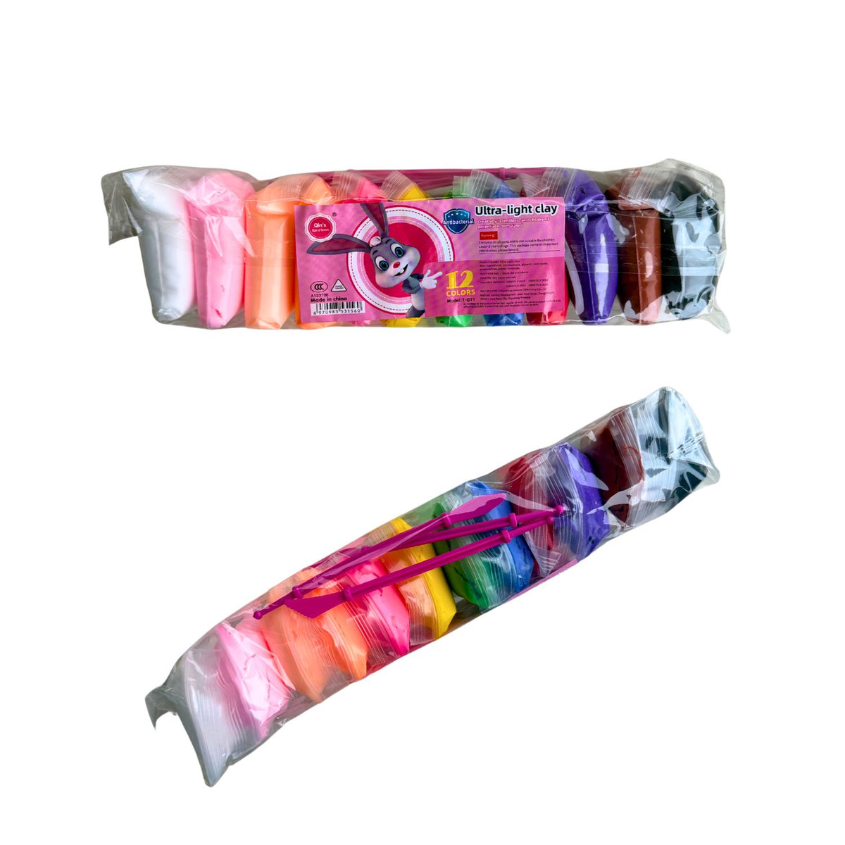 12-Color Ultra-Light Clay Set with Sculpting Tools