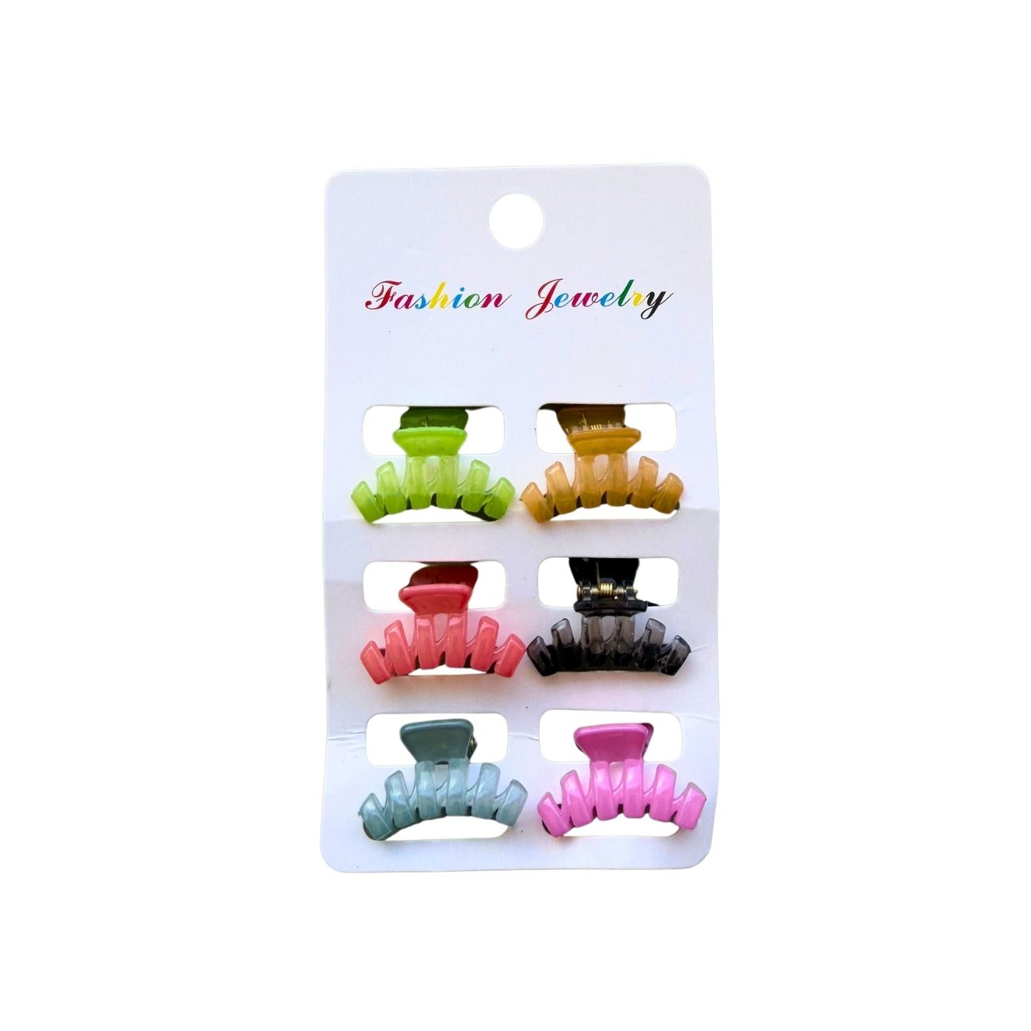 Mini Matte Claw Clip - 6pcs/set
