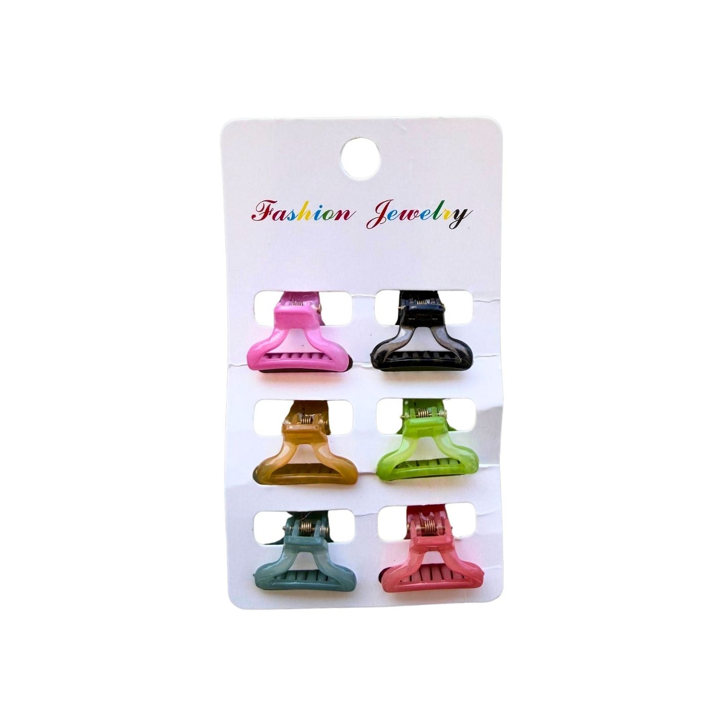 Mini Matte Claw Clip - 6pcs/set