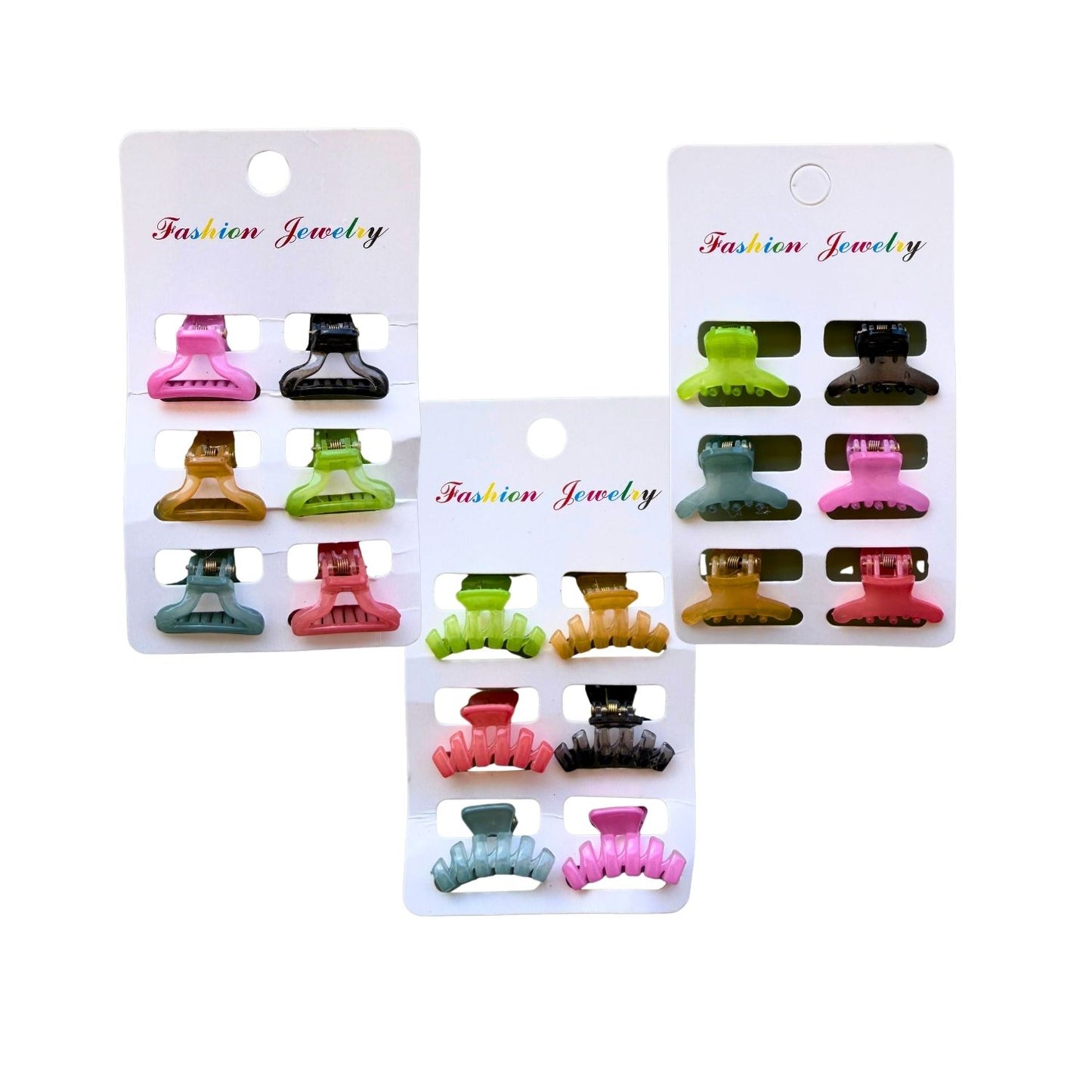 Mini Matte Claw Clip - 6pcs/set