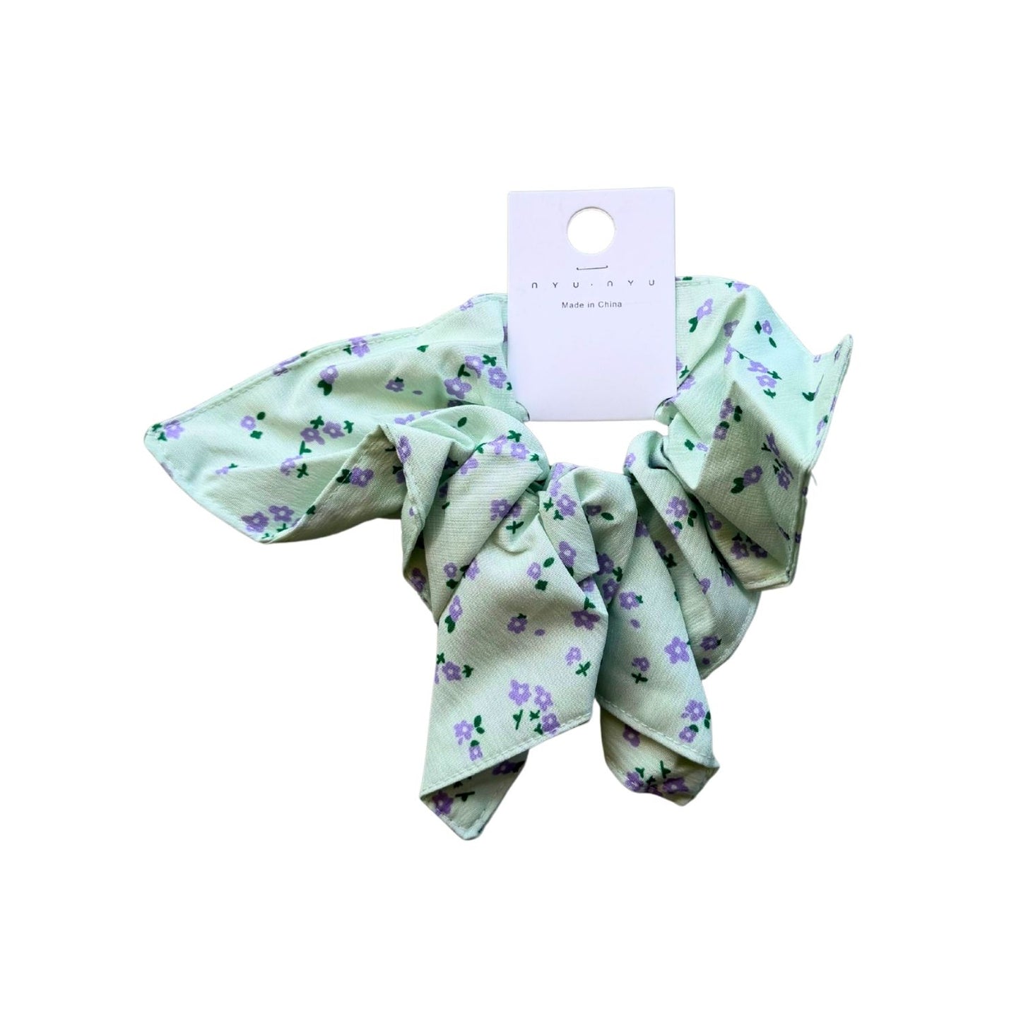 Floral Oversized Bow Scrunchies