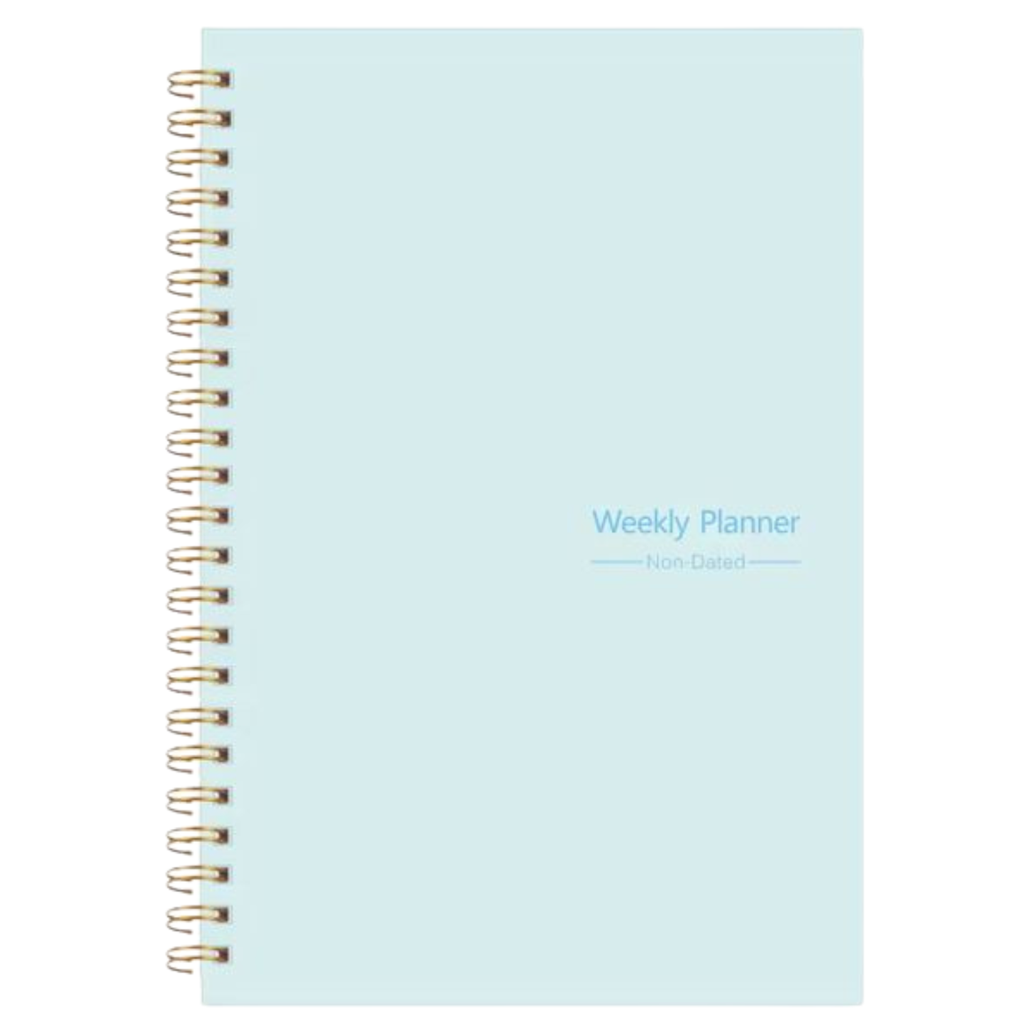 Non-Dated Spiral Weekly Planners - A5 size