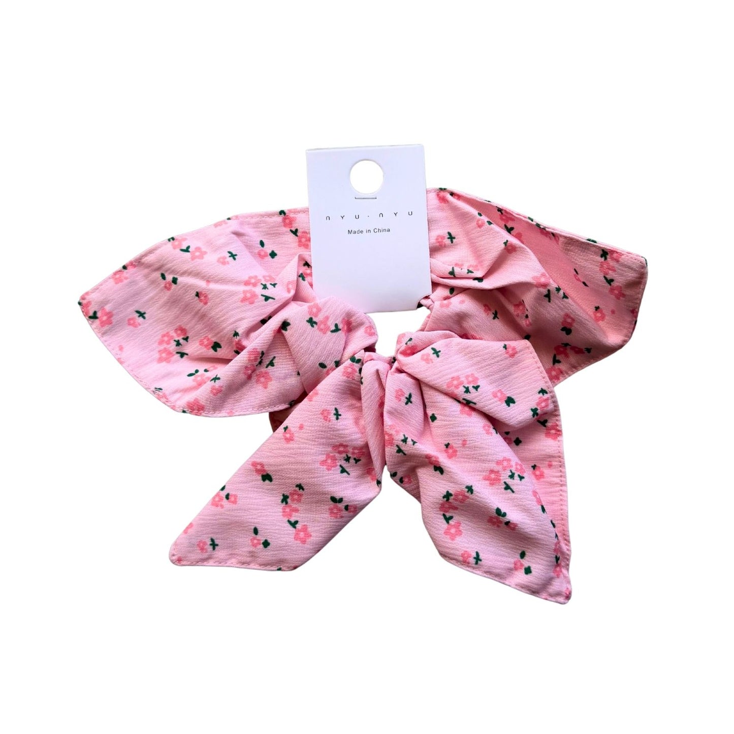 Floral Oversized Bow Scrunchies
