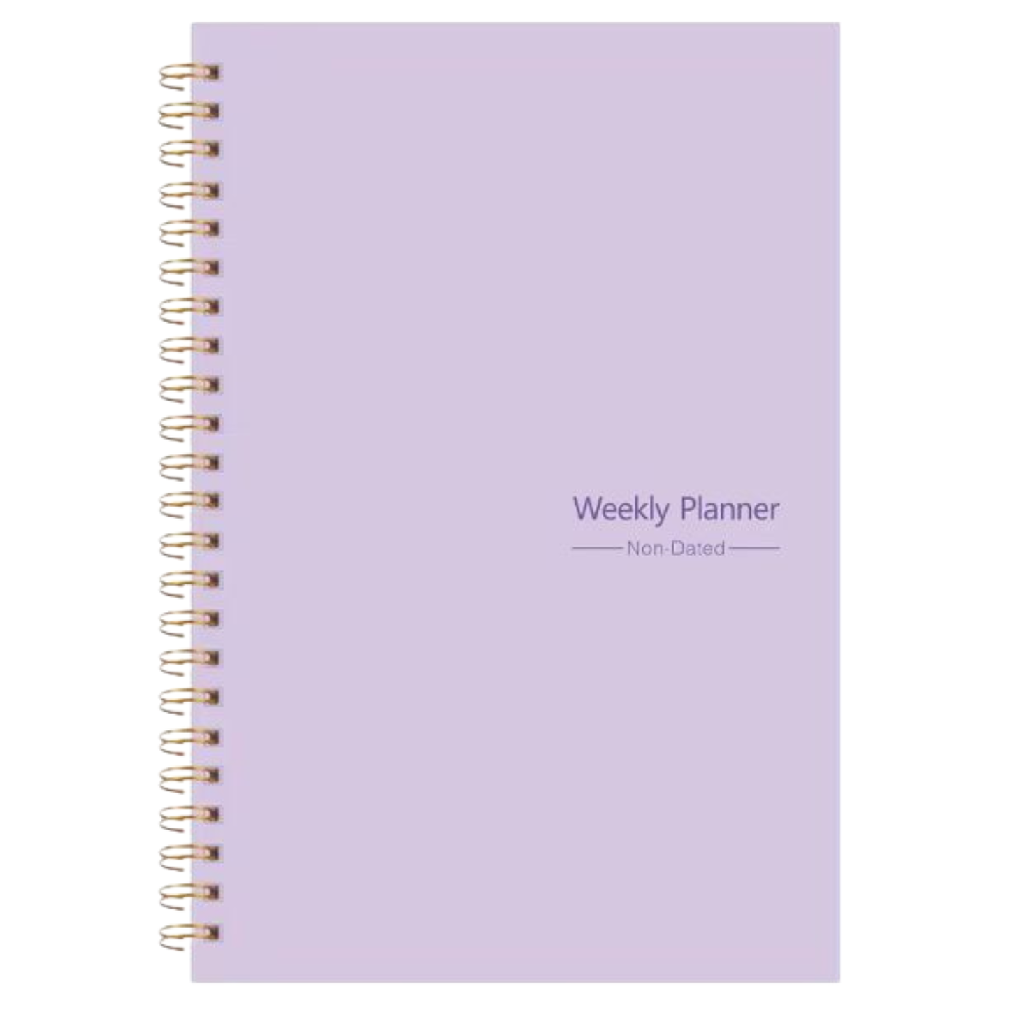 Non-Dated Spiral Weekly Planners - A5 size