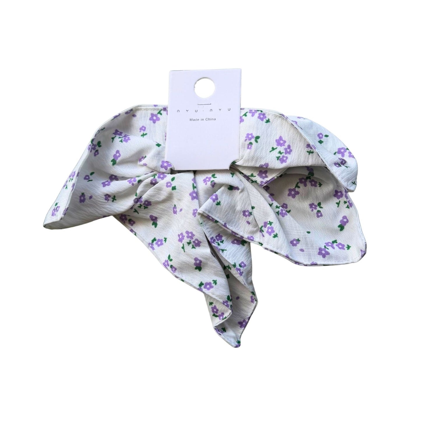Floral Oversized Bow Scrunchies