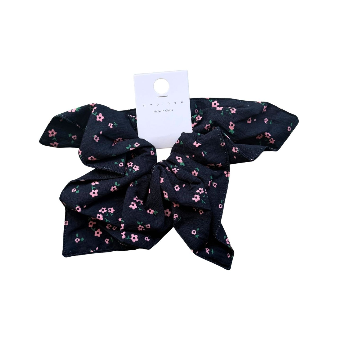 Floral Oversized Bow Scrunchies