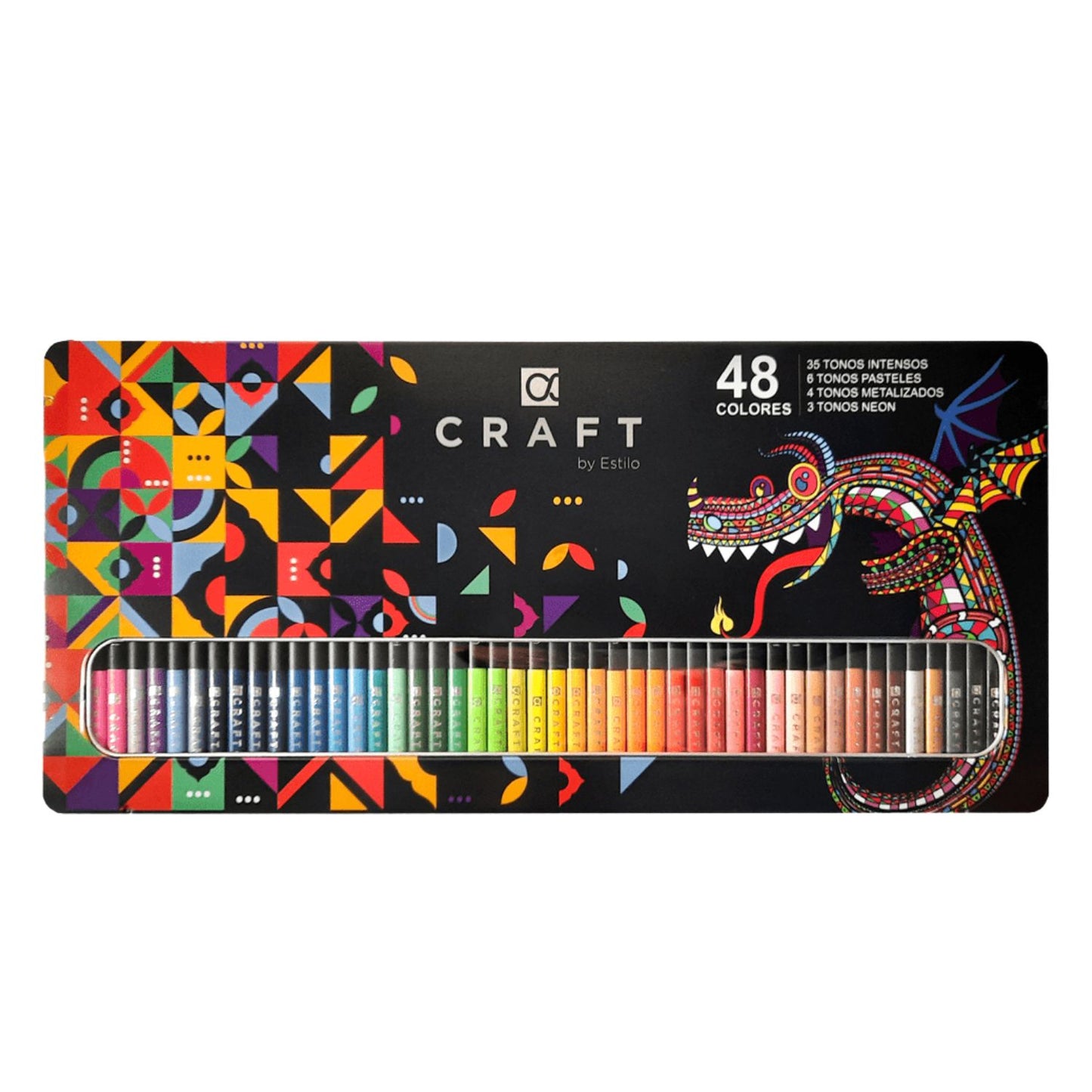 Craft by Estilo Coloring Pencils Tin Set
