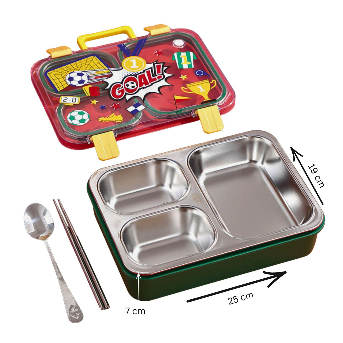 Stainless Steel Bento Lunch Boxes 850ml