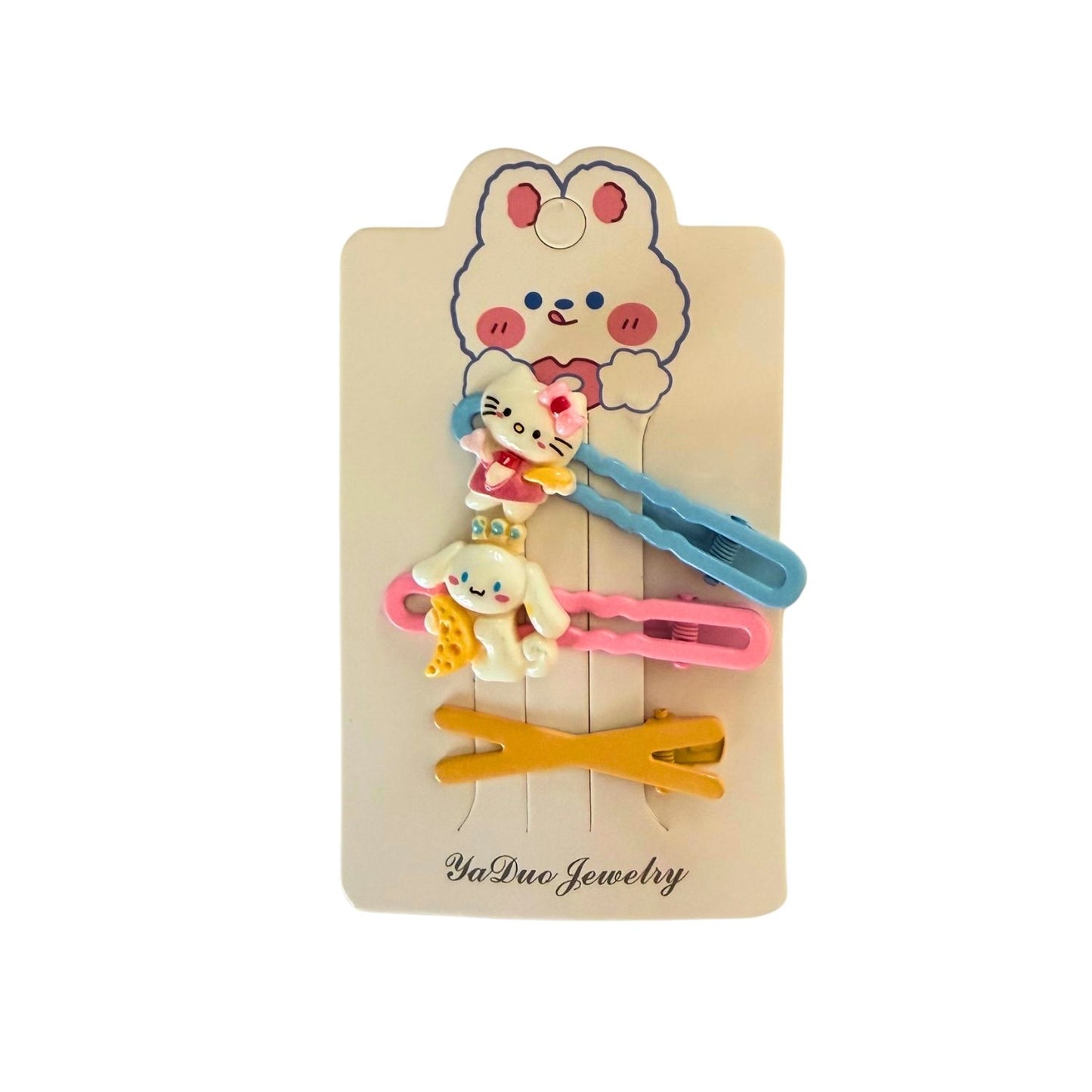 Kawaii Character Hair Clip - 3pcs/set