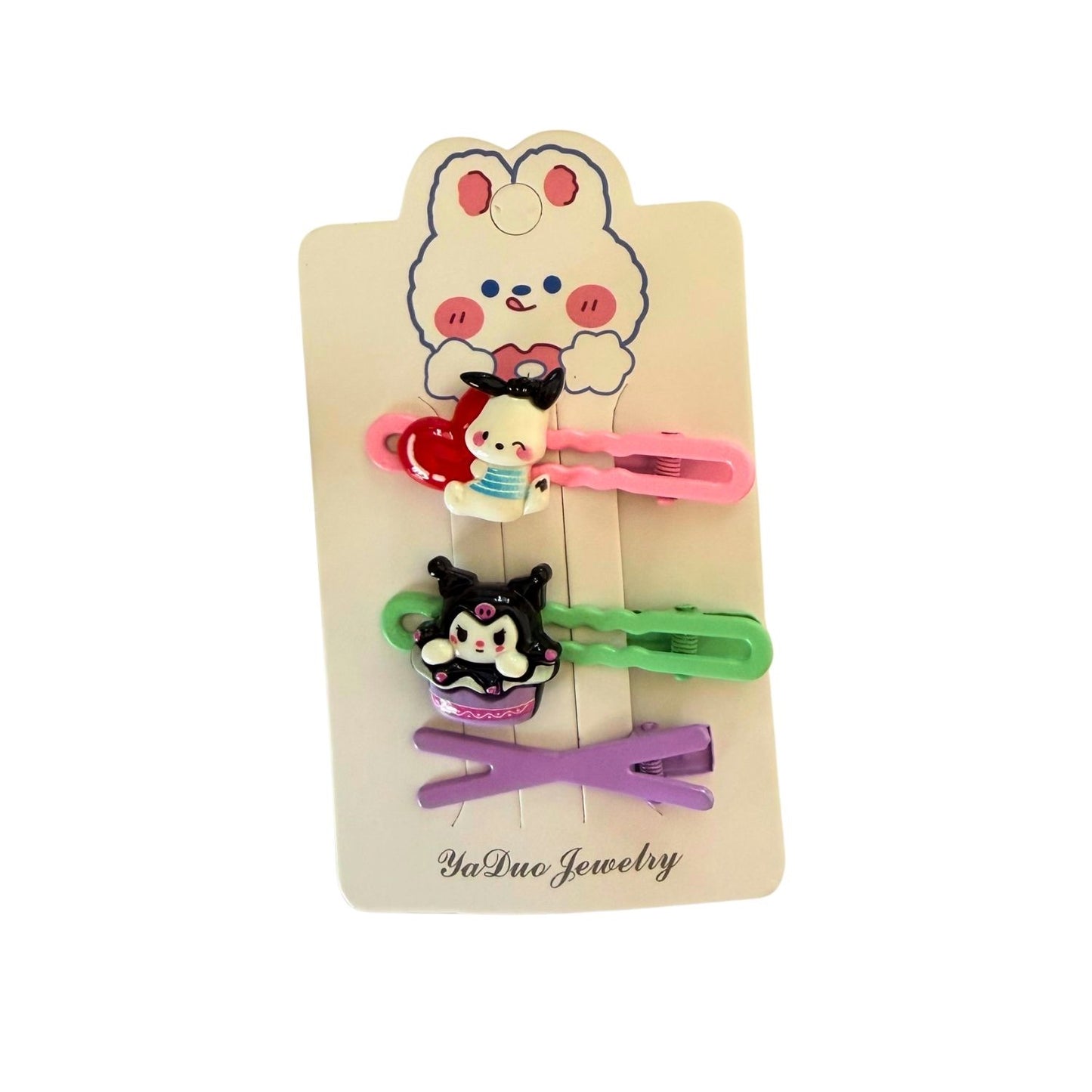 Kawaii Character Hair Clip - 3pcs/set