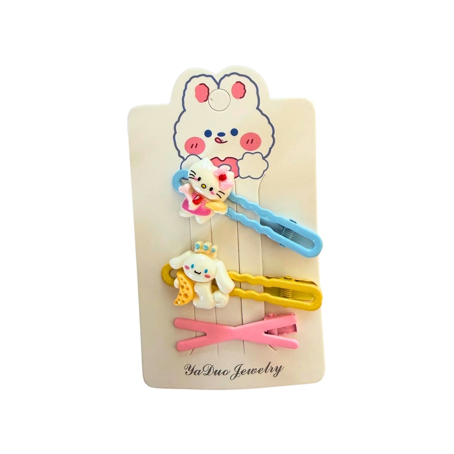 Kawaii Character Hair Clip - 3pcs/set