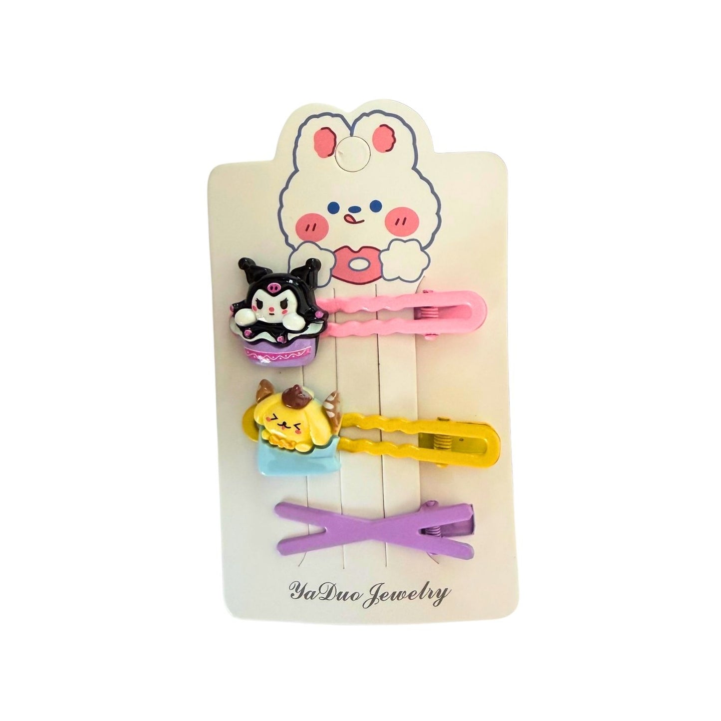Kawaii Character Hair Clip - 3pcs/set