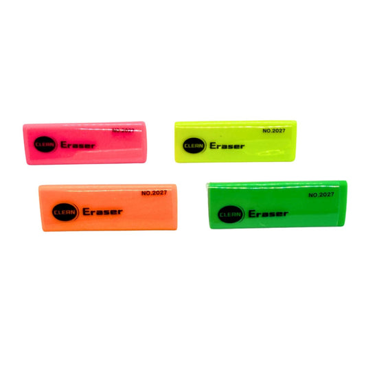Neon Pencil Erasers