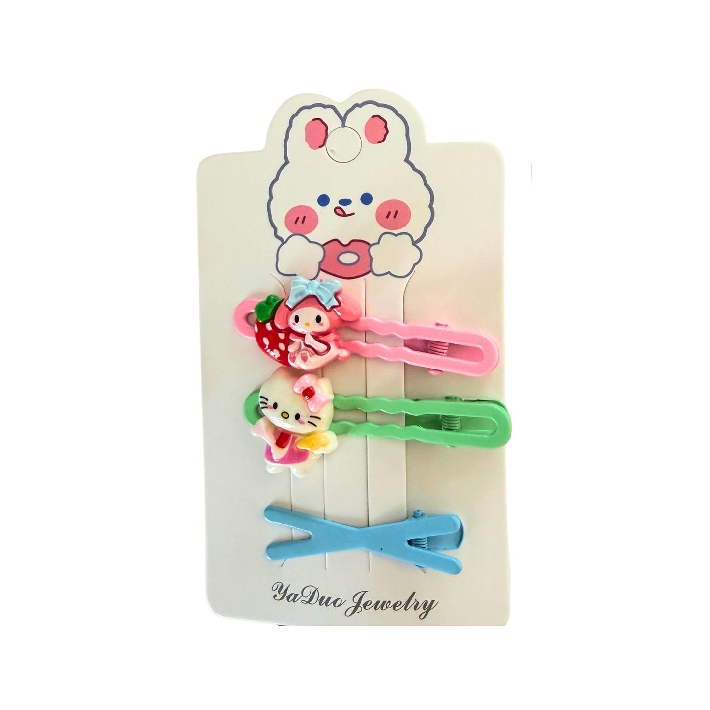 Kawaii Character Hair Clip - 3pcs/set