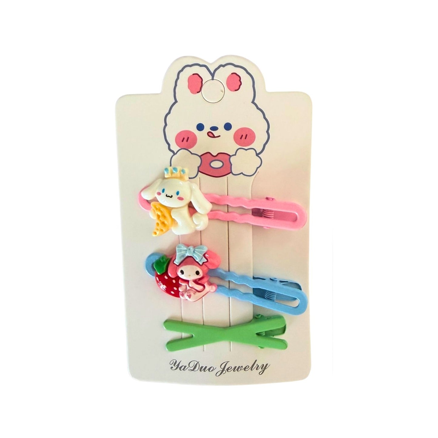 Kawaii Character Hair Clip - 3pcs/set