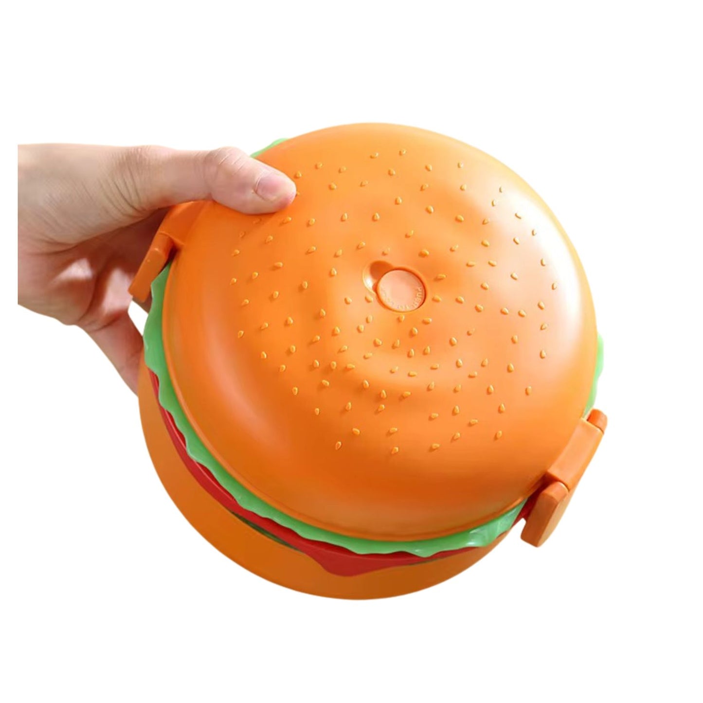 3-Tier Hamburger Lunch Box