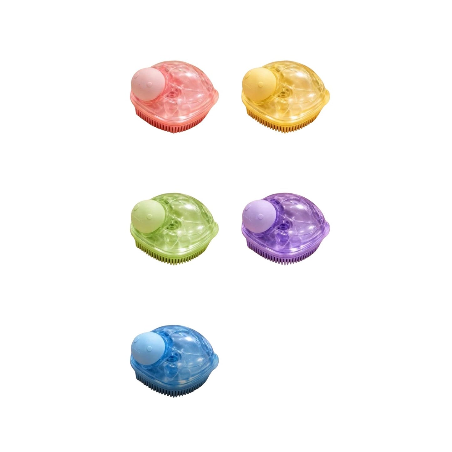Turtle Silicone Shampoo Dispenser Brush