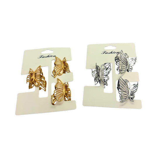 Butterfly Hair Clips - 3pcs/set