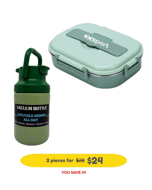Lunch Box & Bottle Combo
